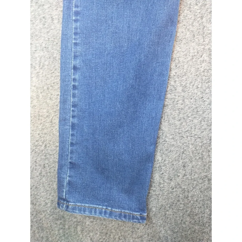 Levis Performance 511 Slim Fit Distressed Medium Wash Blue Jeans Mens 34x33